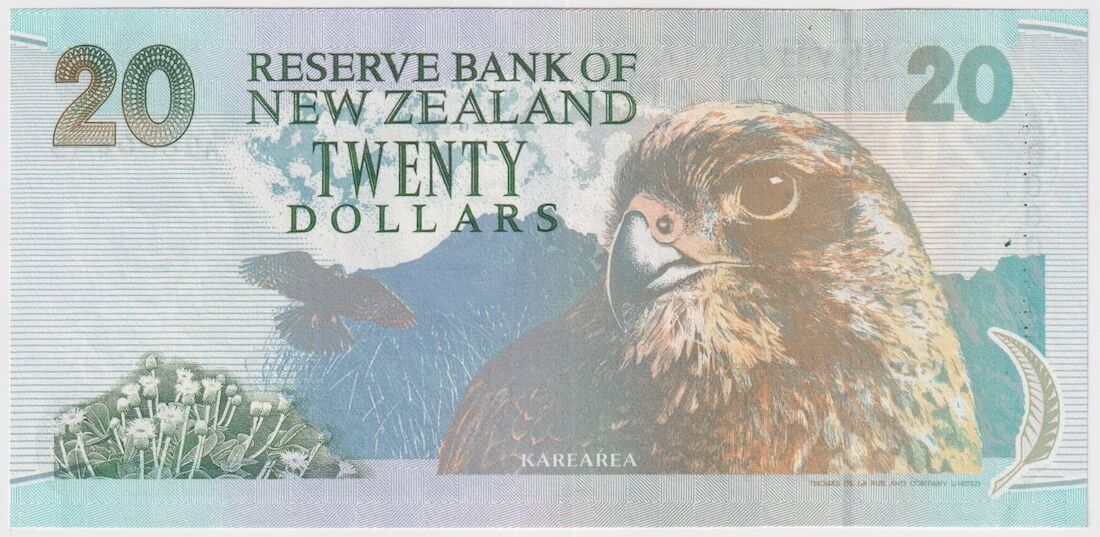 New Zealand 1992 $20 Note P#179a Uncirculated