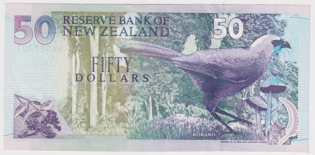 New Zealand 1992 $50 Note P#180 Uncirculated product image