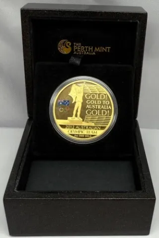 2012 Gold 2oz Proof  Coin Australian Olympic Team product image