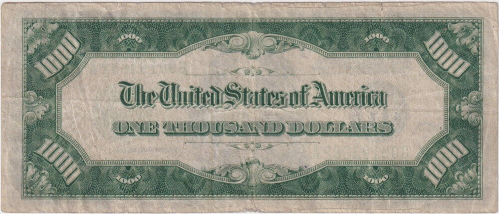 United States 1934-G 1,000 Dollars P# 435a about Fine