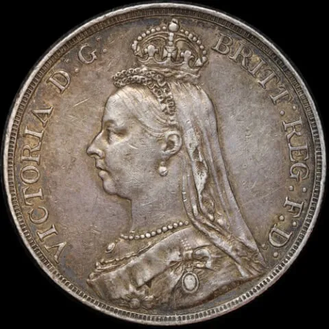 1891 Silver Crown Victoria S#3921 Extremely Fine product image