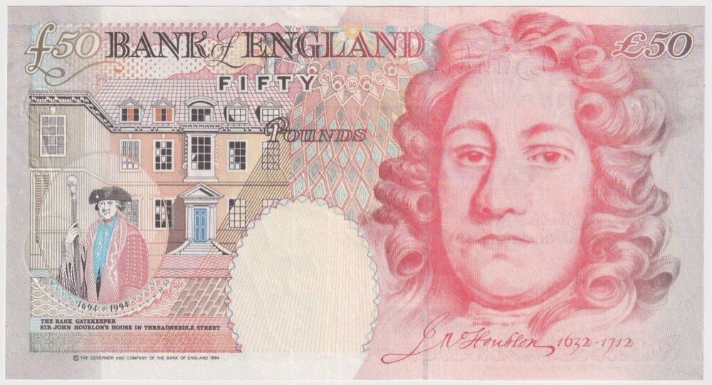 Great Britain 1999 50 Pounds P#388b Uncirculated product image