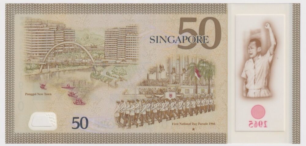 Singapore 2015 50 Dollars P#61 Uncirculated product image