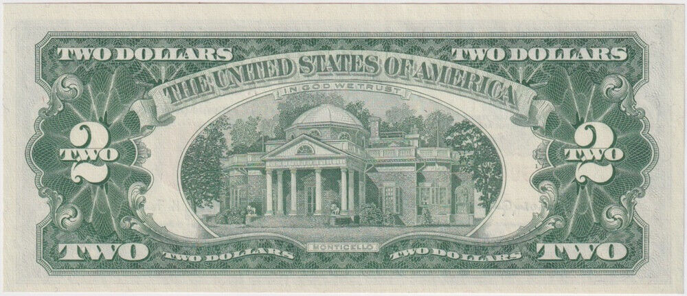 United States 1963 2 Dollar Note P#382b Uncirculated product image
