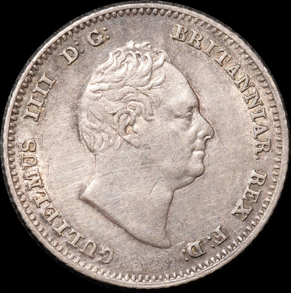 1836 Silver 4 Pence William IV S#3837 about Unc product image