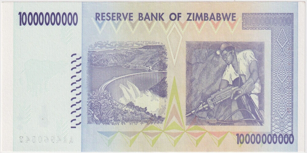 Zimbabwe 2008 10 Billion Dollars P#85 Uncirculated product image