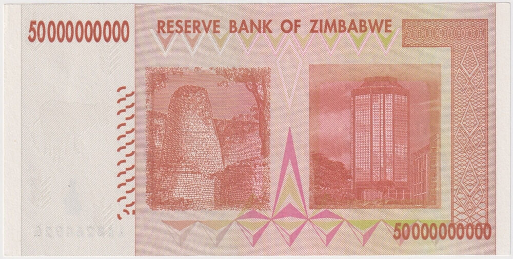 Zimbabwe 2008 50 Billion Dollars P#87 Uncirculated product image