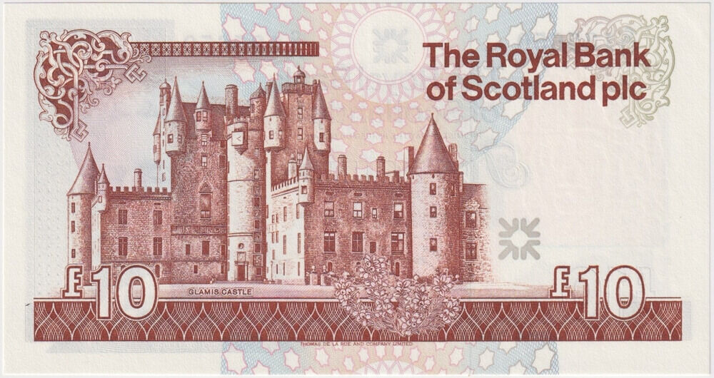 Royal Bank of Scotland 1994 10 Pounds Note P#353a Uncirculated product image
