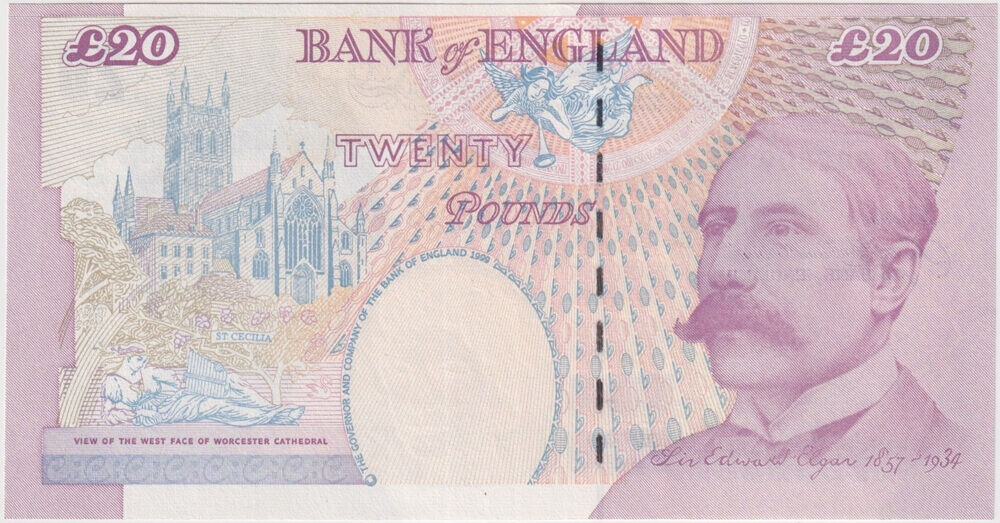 United Kingdom 2004-2007 20 Pounds Note P#390b Uncirculated product image