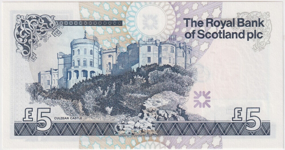 Royal Bank of Scotland 2008 5 Pounds P#352e Uncirculated product image