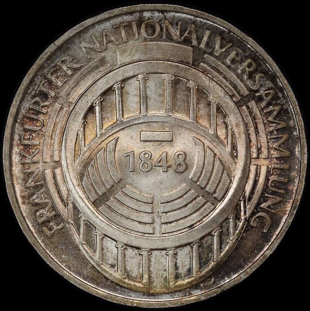 Germany 1973 Silver 5 Deutsche Mark KM#137 Uncirculated Frankfurt National Assembly