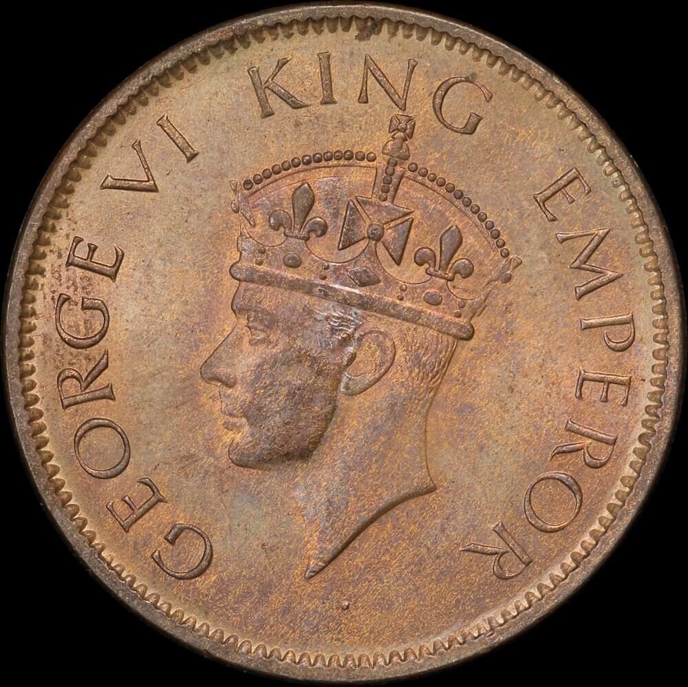 India (British) 1941 1/4 Anna KM#531 Uncirculated product image