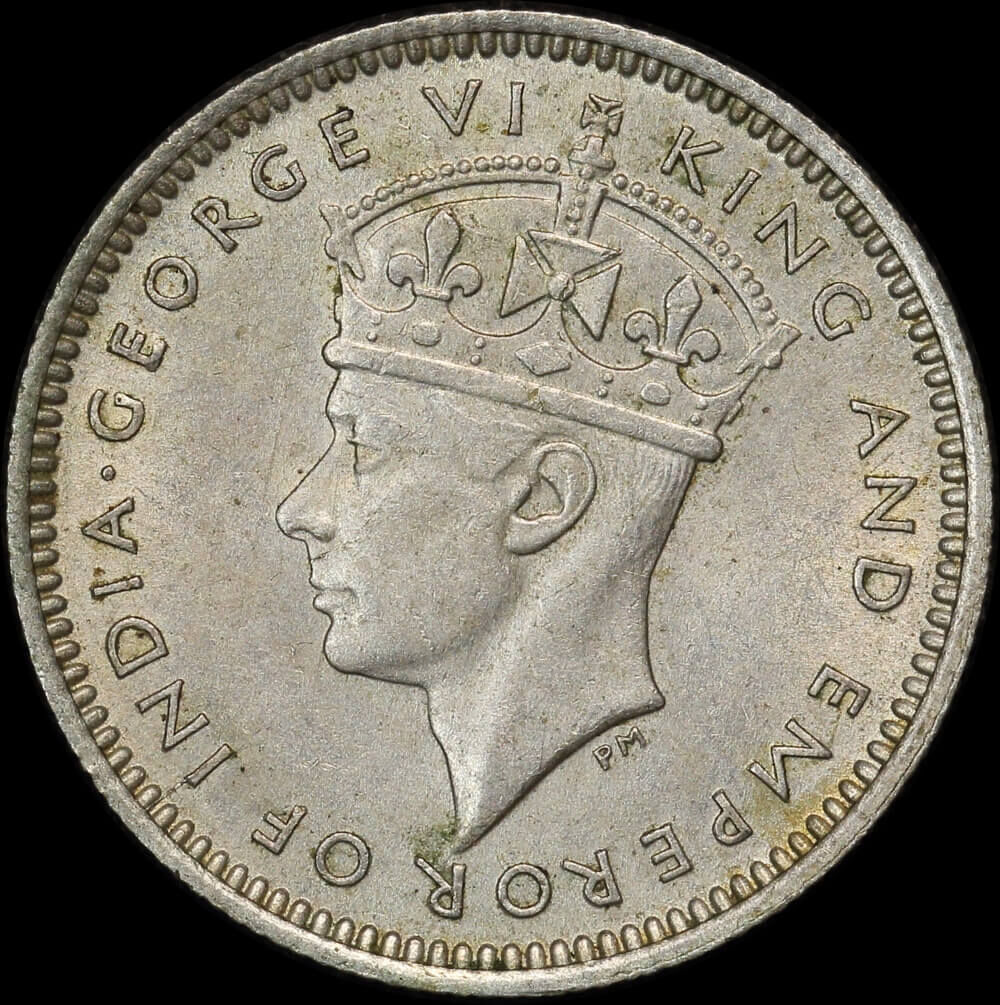 Malaya 1945 Silver 10 Cents KM#4a Uncirculated product image