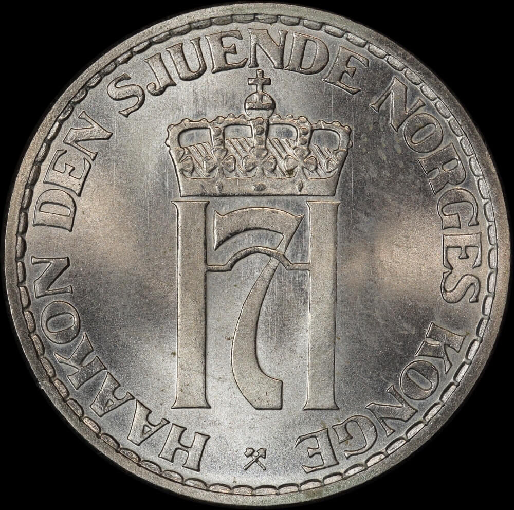 Norway 1956 1 Krone KM#397 Uncirculated product image