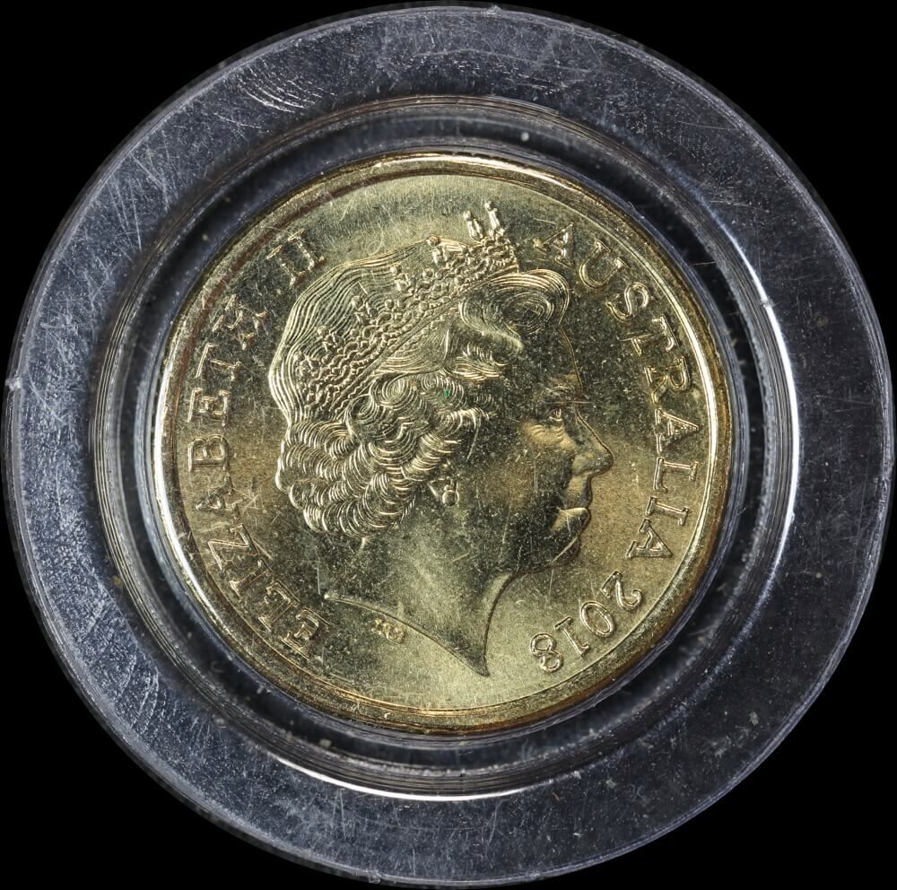 2018 $2 Coin Remembrance Green Dove KM#2170 Uncirculated Ex Anniversary Folder