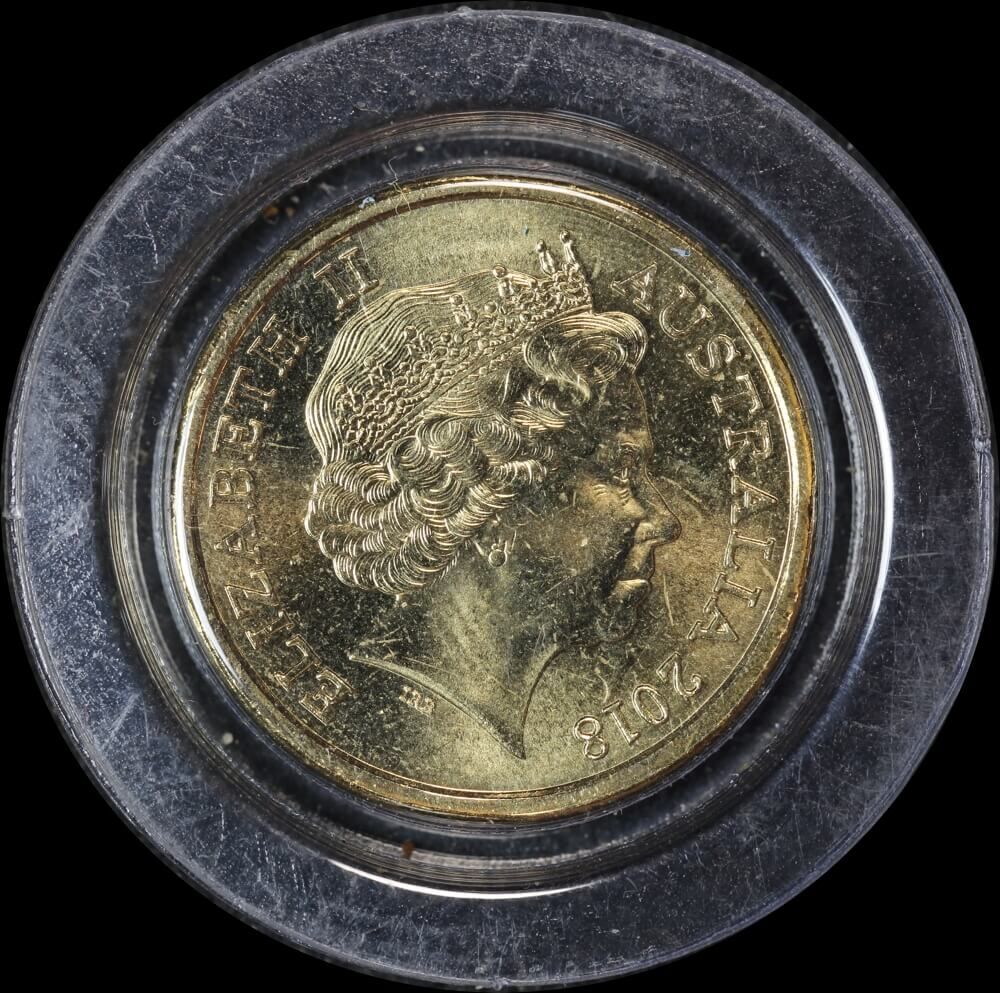 2018 $2 Coin Lest We Forget War Memorial Dome KM#2756 Uncirculated Ex Anniversary Folder product image