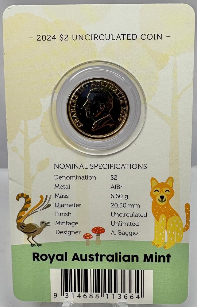 2024 2 Dollar Uncirculated Coin Tooth Fairy