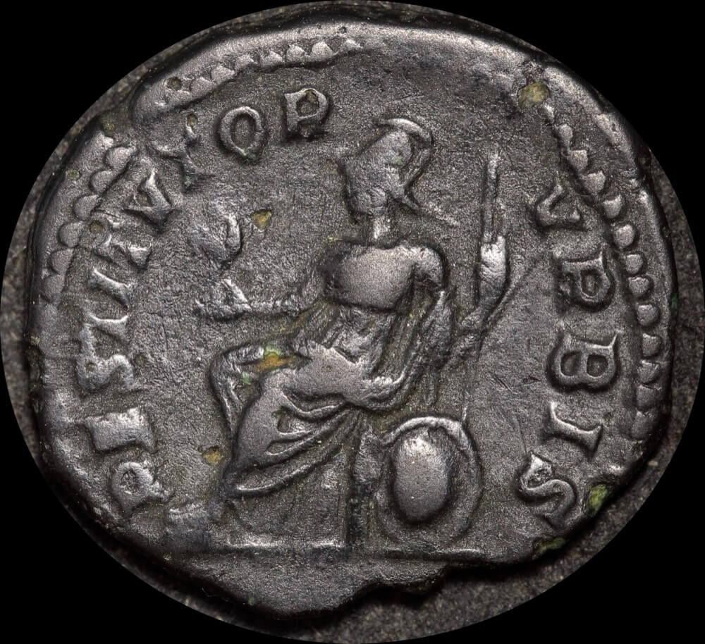 Ancient Rome (Imperial) 206-210CE Caracalla Denarius RIC IV 166 AVF