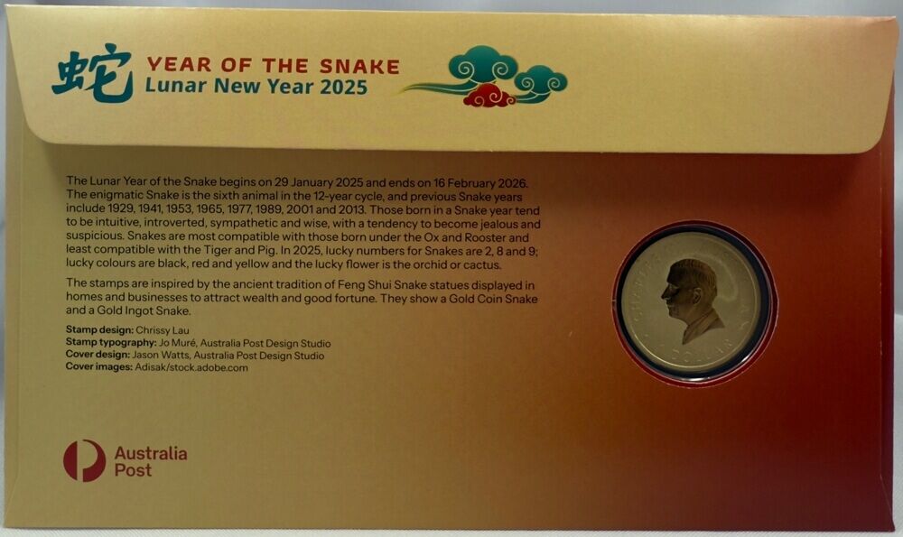 2025 1 Dollar PNC Melbourne Money Expo Lunar Year of The Snake product image