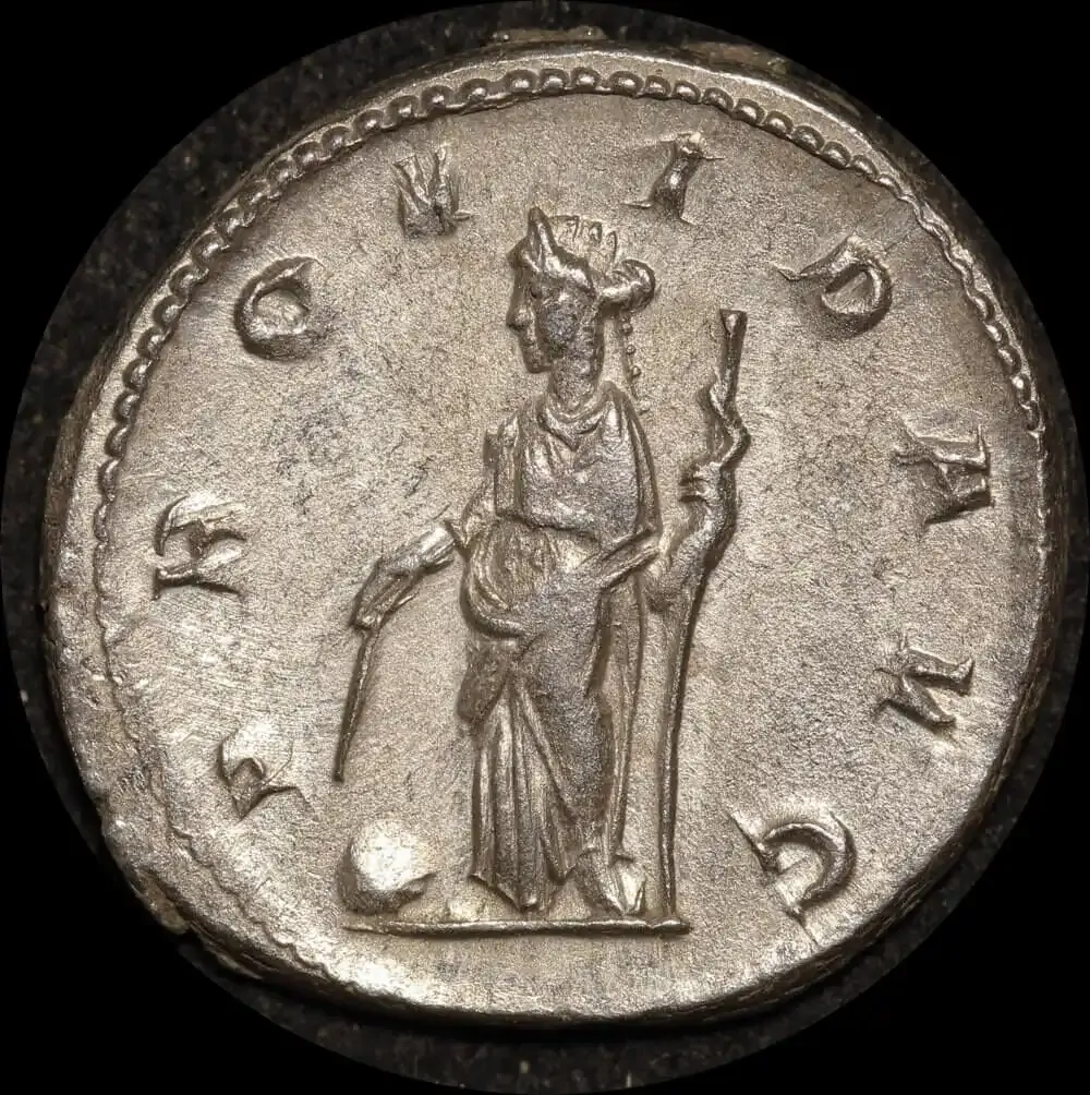 Ancient Rome (Imperial) 243 - 244 CE Gordian III Silver Antoninianus RIC IV 148 About EF