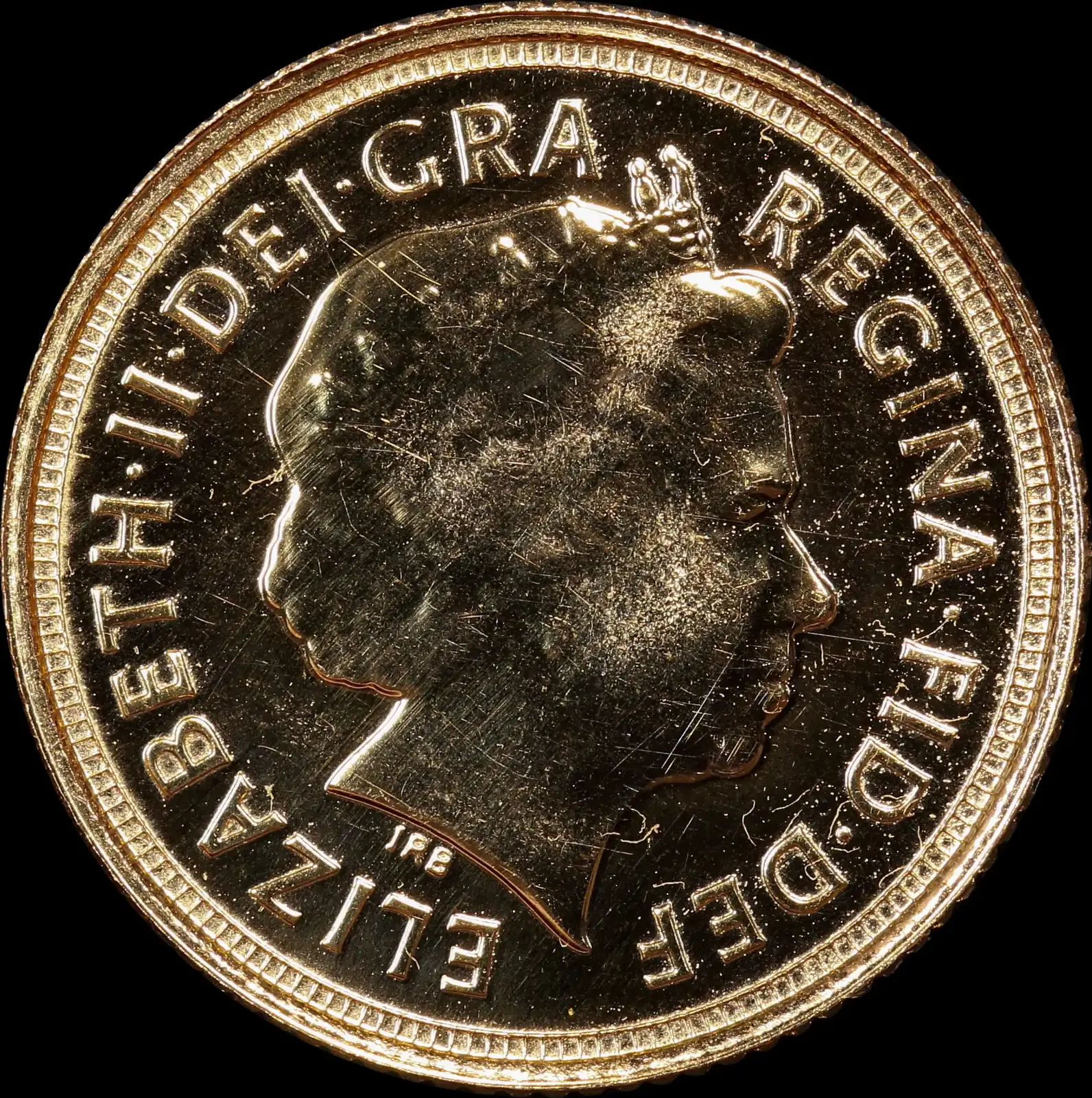 2011 Gold Half Sovereign Elizabeth II S# 4435 Choice Uncirculated product image