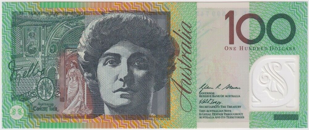 2008 $100 Note MacFarlane/Evans Standard Prefix R621a Uncirculated