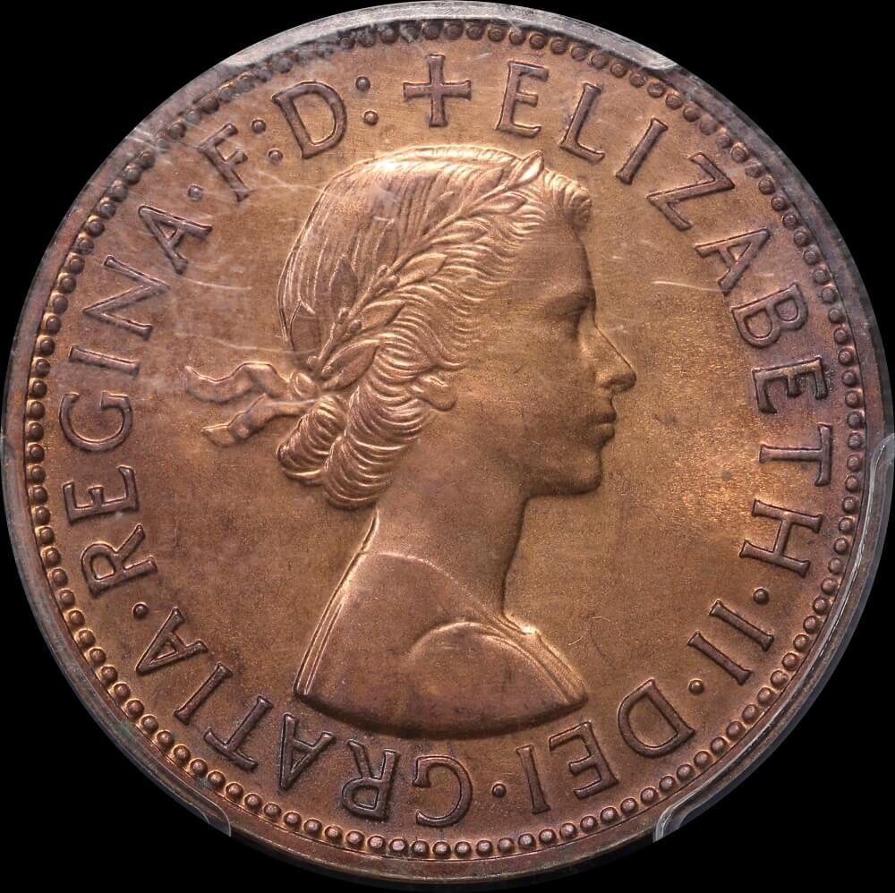 1956 Melbourne Proof Penny PCGS PR64RB