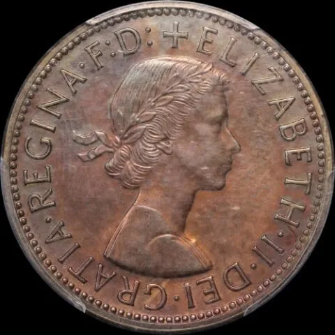 1959 Melbourne Proof Penny PCGS PR63BN product image