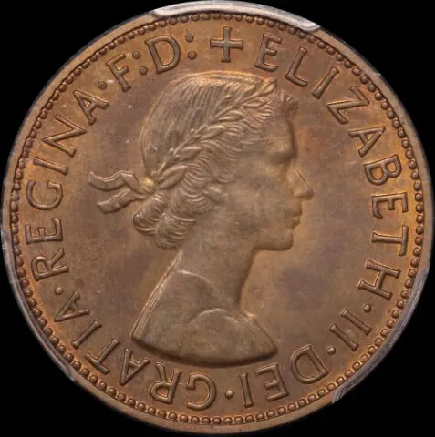 1960 Perth Proof Penny PCGS PR66RB
