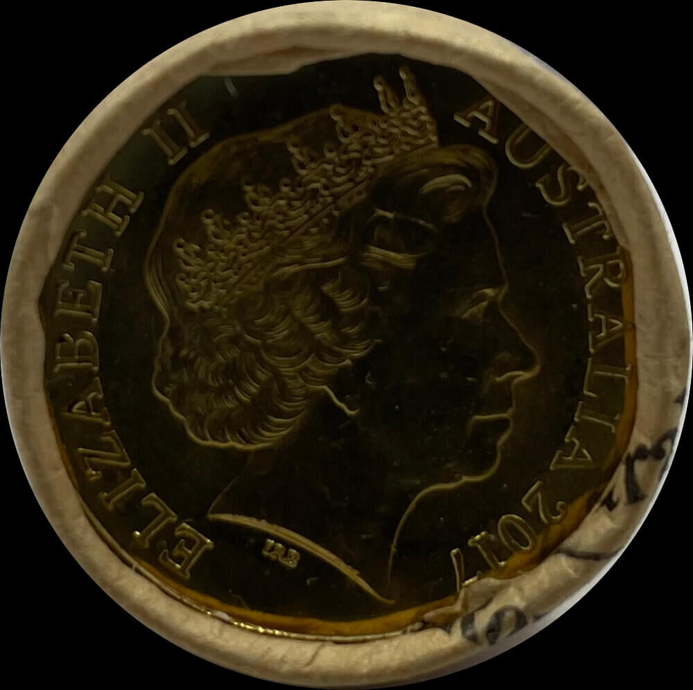 2017 One Dollar Mint Roll 100 Years of ANZAC Spirit Heads / Tails