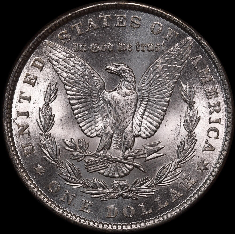 USA 1887 Philadelphia Silver Morgan Dollar KM#110 Uncirculated product image