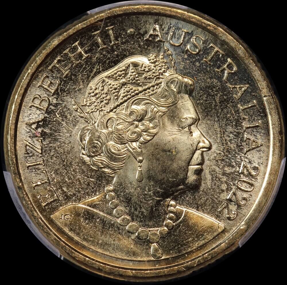 2022 Coloured $2 Coin Honey Bee KM#4364 Gem Unc (PCGS MS67) product image