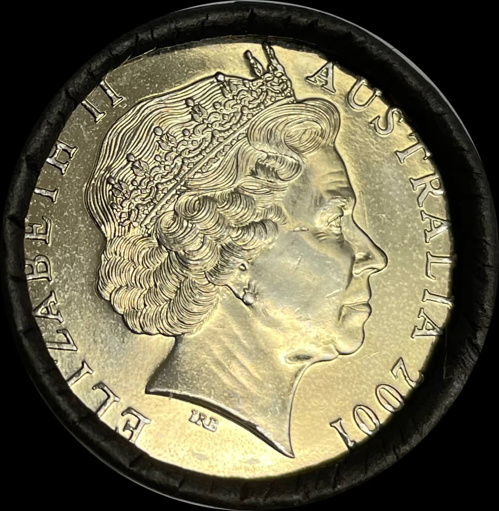 2001 20 Cent Security Roll - Sir Donald Bradman