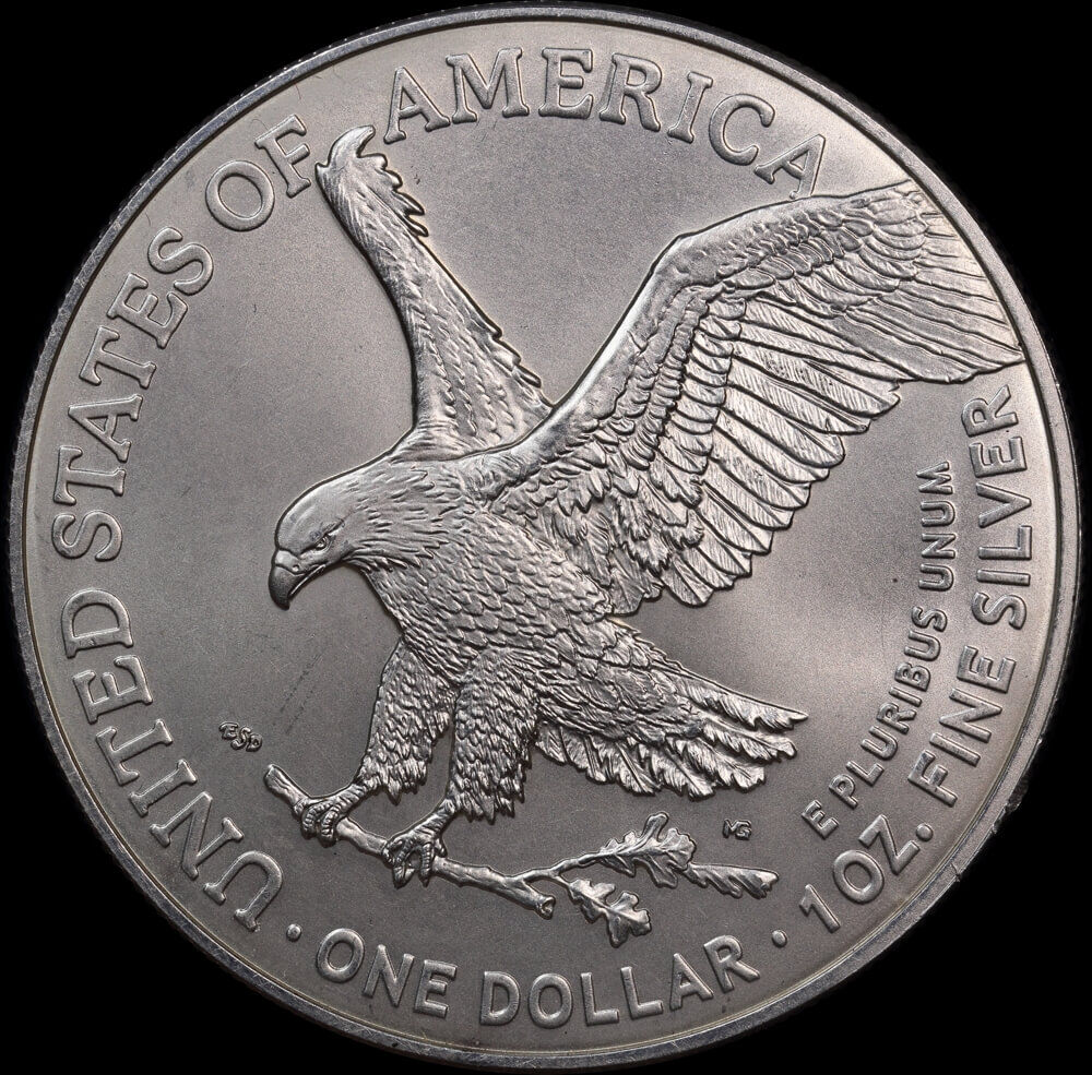 USA (West Point) 2021 Silver 1oz Eagle KM#746 Uncirculated product image