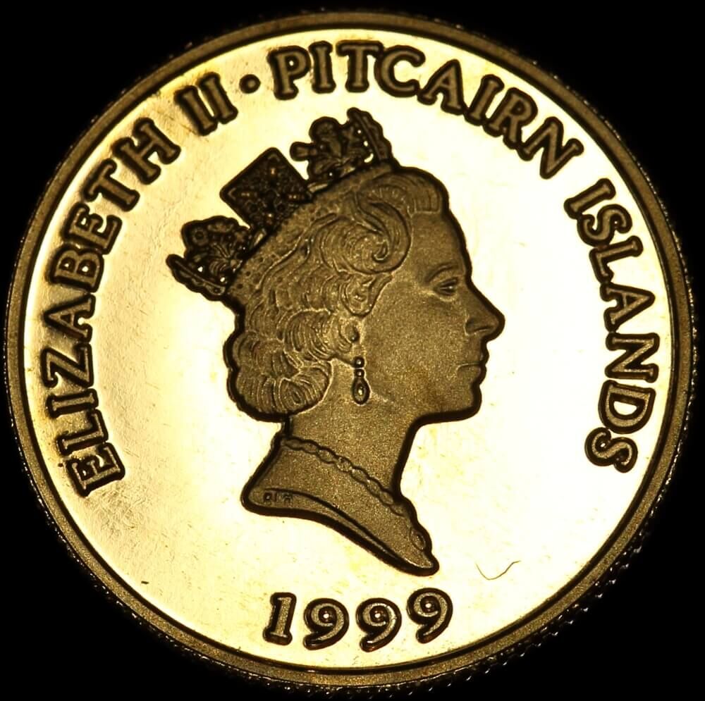 Pitcairn Islands 1999 Gold Proof 10 Dollars N# 83478 H.M.S Bounty product image