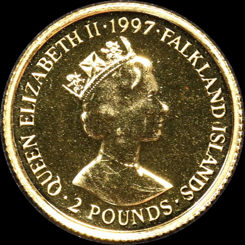 Falkland Islands 1997 Gold Proof 2 Pounds KM# 112Henry VIII product image