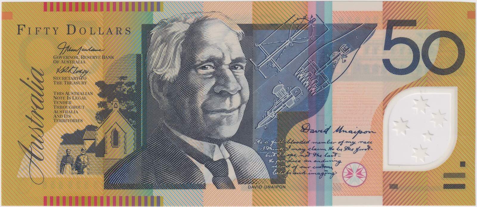 2003 $50 Note AA03 First Prefix Macfarlane/Henry R520aF Uncirculated