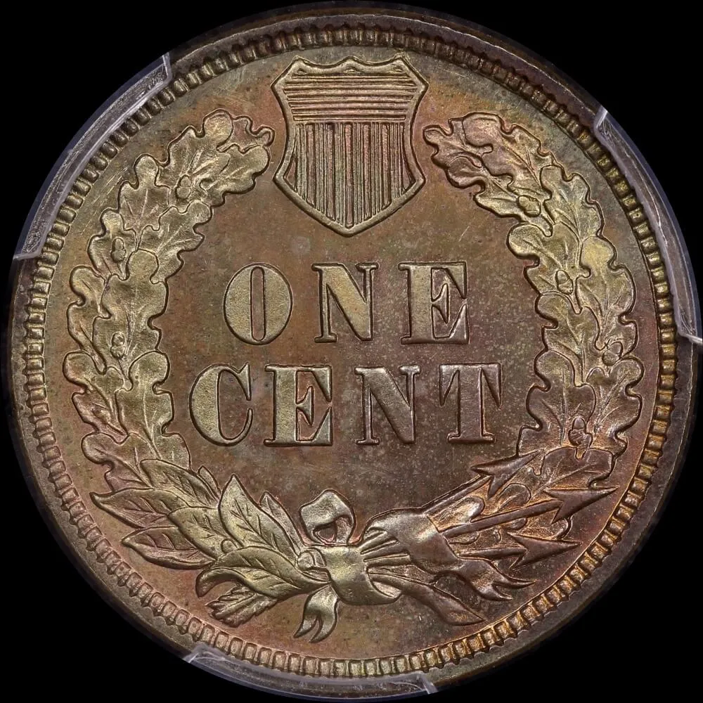 USA 1884 Indian Cent KM#90a PCGS PR63BN product image