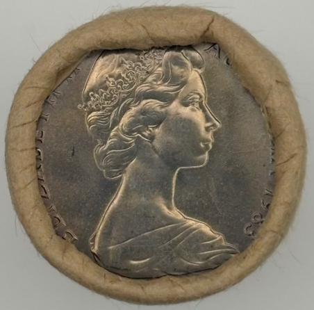 1983 10 Cent Coin RAM Roll - Heads / Tails