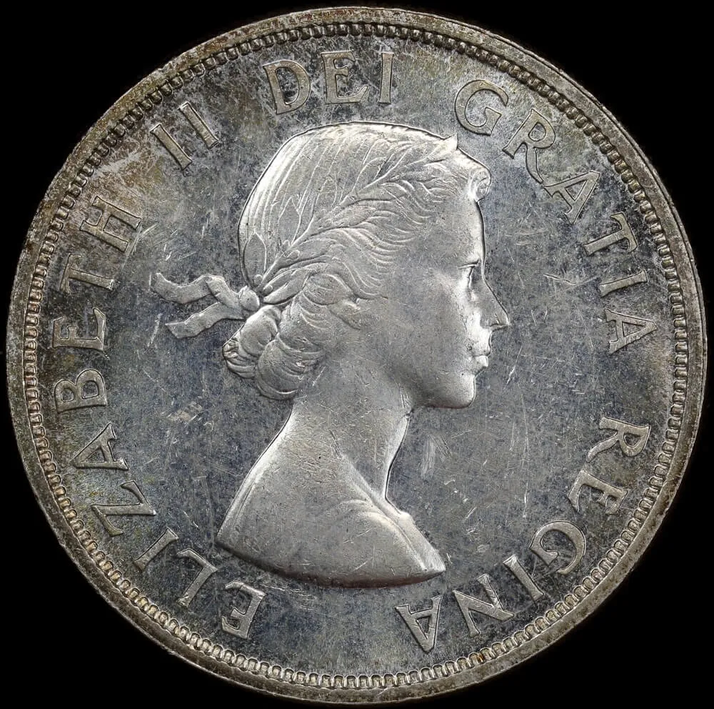 Canada 1960 Silver Dollar KM#54 Uncirculated product image