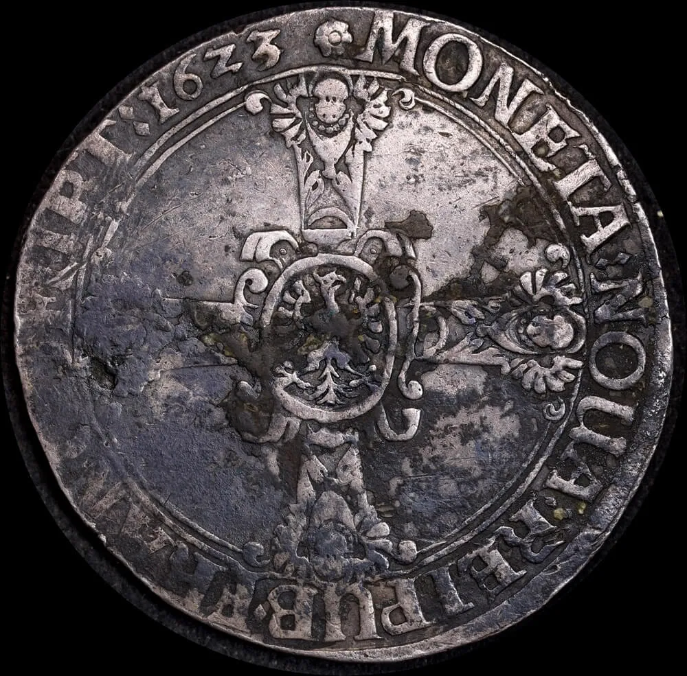 Germany (Frankfurt) 1623 Silver Thaler KM#65.1 ex Batavia Shipwreck Fine