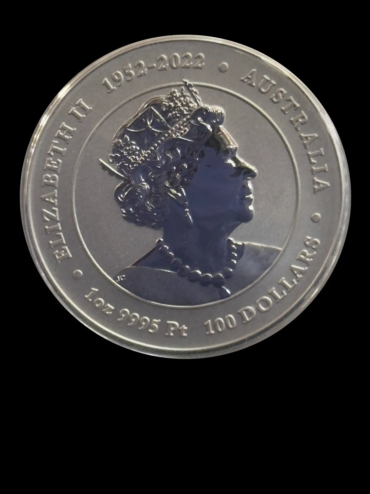 2024 Year of the Dragon 1oz Perth Mint Platinum Bullion Coin product image