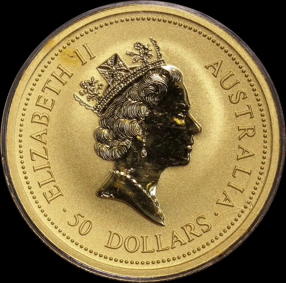 1997 Gold Half Ounce Unc Coin Kangaroo Nugget