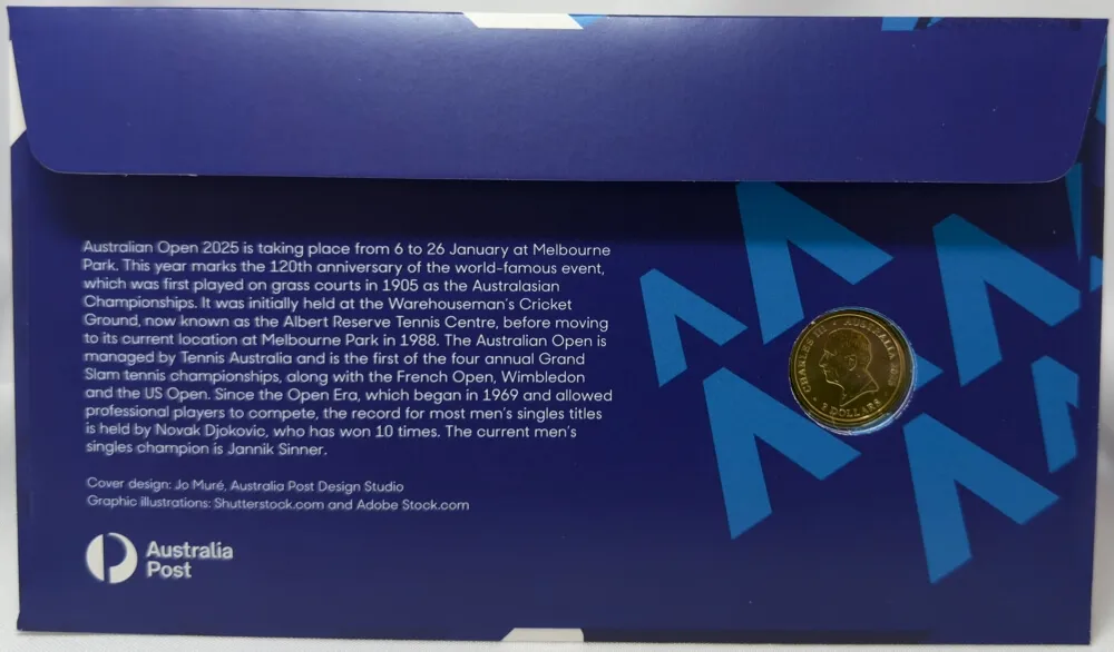 Australia 2025 $2 PNC Men's Australian Open Brisbane Money Expo product image