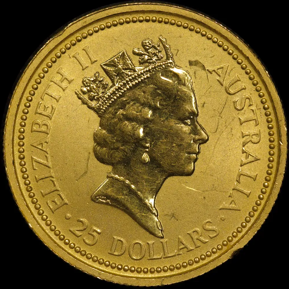 1990 Gold 1/4 Ounce Uncirculated Coin