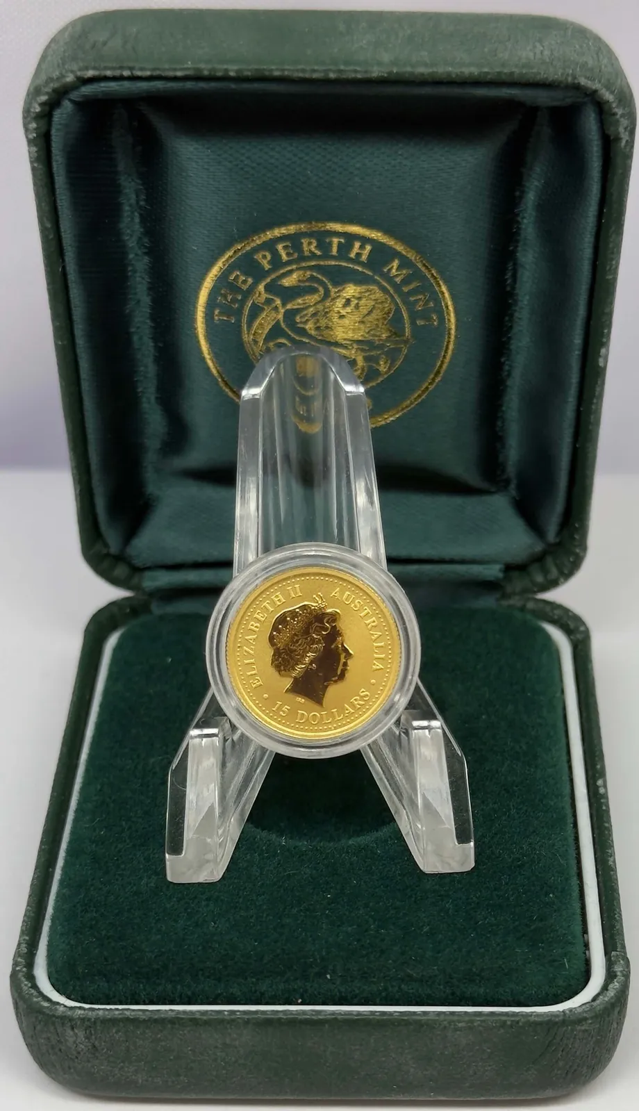 2002 Gold Lunar 1/10 Ounce Specimen Coin - Year of the Horse product image