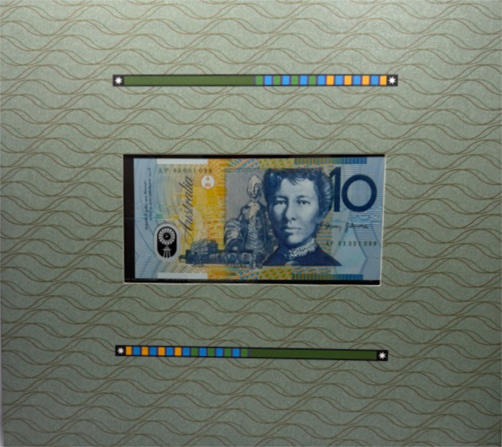 1993 10 Dollar Deluxe Note & Stamp Set - Eminent Women