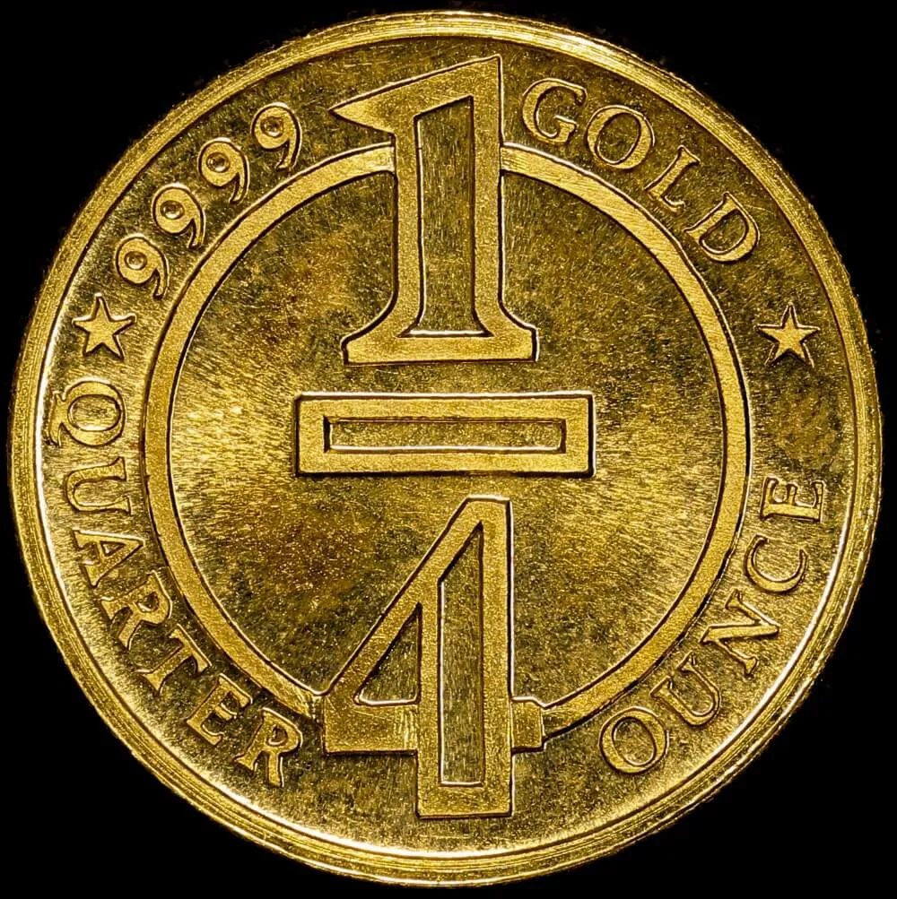 ABC Bullion Gold Quarter Ounce Ingot 99.99%