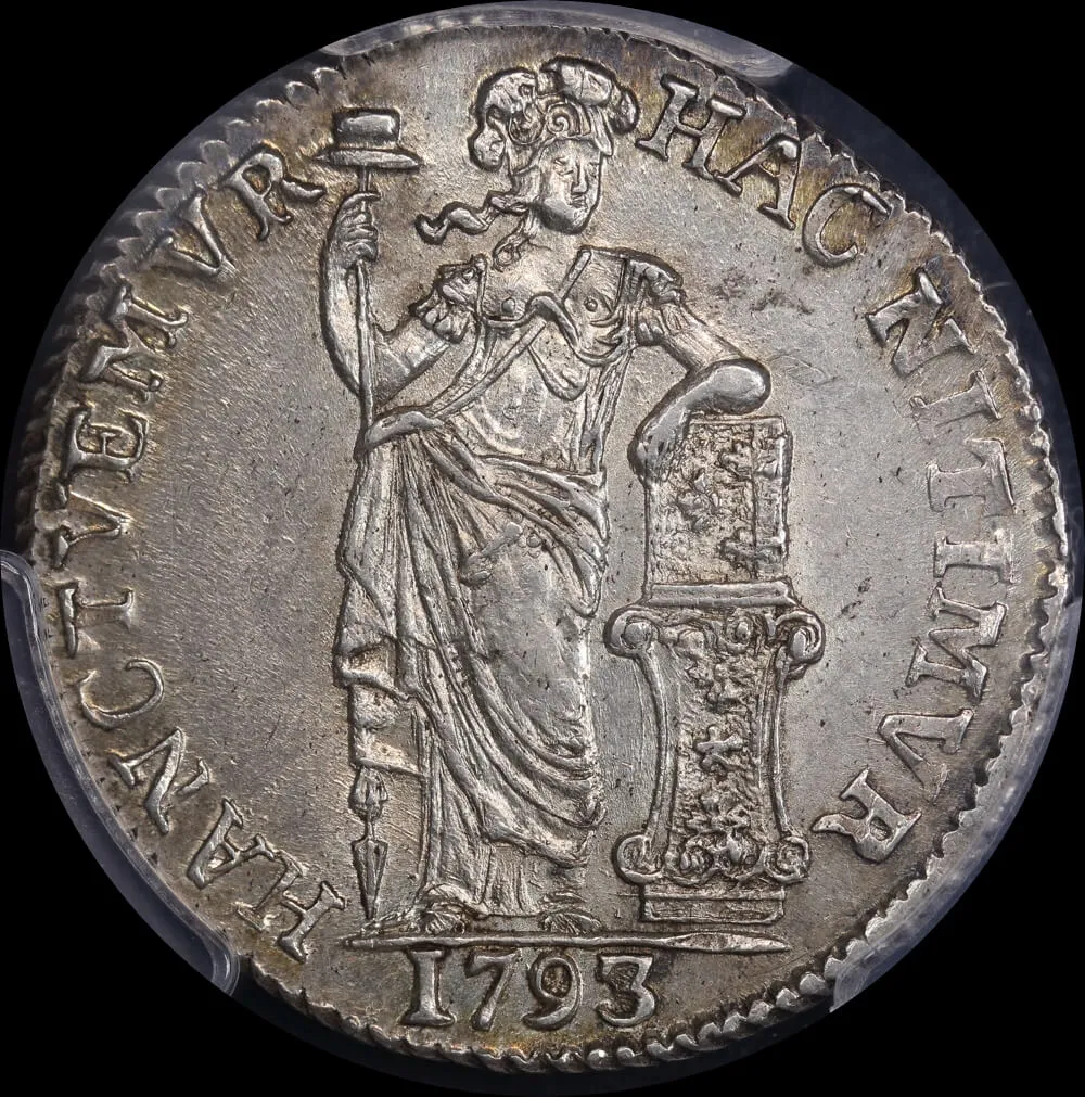 Netherlands (West Friesland) 1793 Silver Guilder KM#97.5 PCGS MS63 product image
