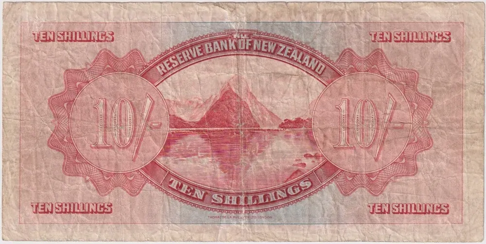 New Zealand 1934 Ten Shillings P# 154 Fine product image